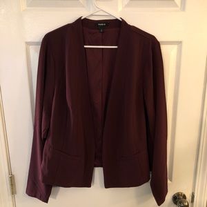 Torrid burgundy blazer